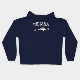 Indiana Fishing Kids Hoodie